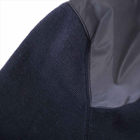 PRADA Size:46 Wool Re-Nylon Nylon 2022 Parker Navy WS15438
