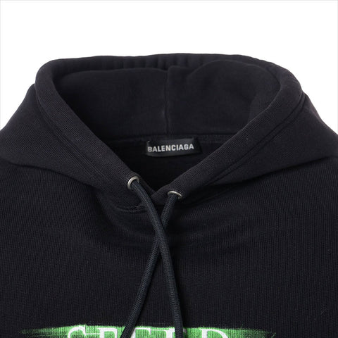美品 バレンシアガ BALENCIAGA Size:L スピードハンターズ パーカー ブラック WS15440
