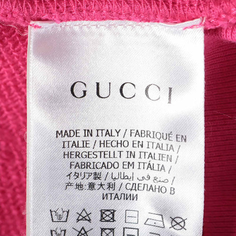 GUCCI Size:XS Cotton Logo Gucci Brand sweat pink WS15448