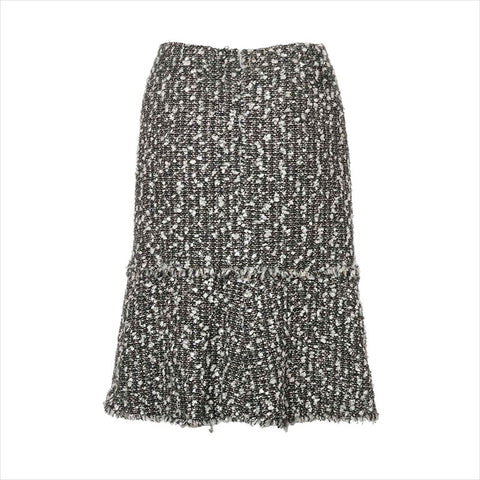 CHANEL 2004 Tweed skirt multicolor WS15455