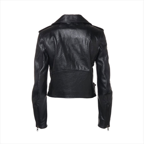 BALENCIAGA 2020 Size:34 Leather Riders Baoka Jacket Jacket black WS15456