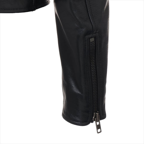 BALENCIAGA 2020 Size:34 Leather Riders Baoka Jacket Jacket black WS15456