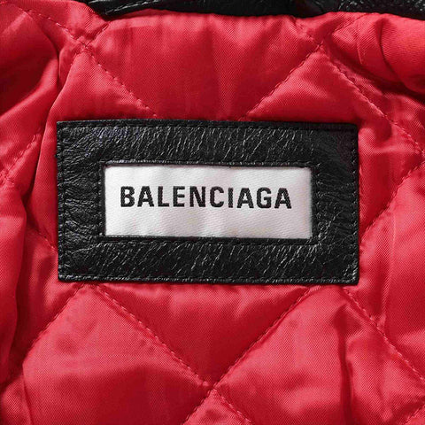 BALENCIAGA 2020 Size:34 Leather Riders Baoka Jacket Jacket black WS15456