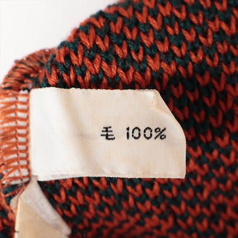 Christian Dior Size:M Trotter wool knit Vest Orange WS15470
