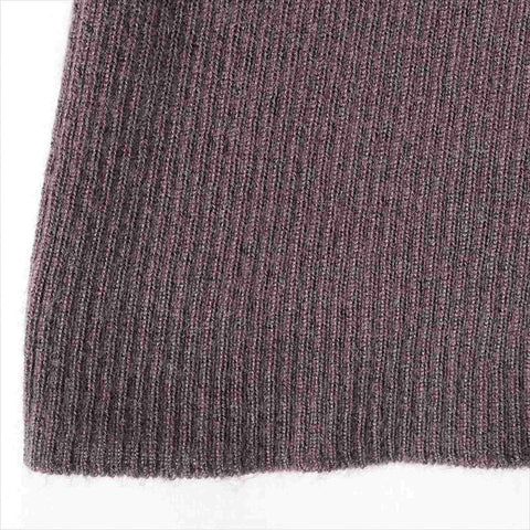 CHANEL Size:38 cashmere high neck 05A 2005 knit purple WS15472