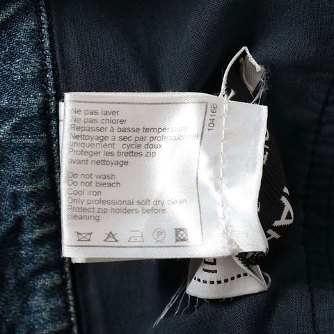 CHANEL Size:42 Denim Blouson 00A 2000 Jacket blue WS15475