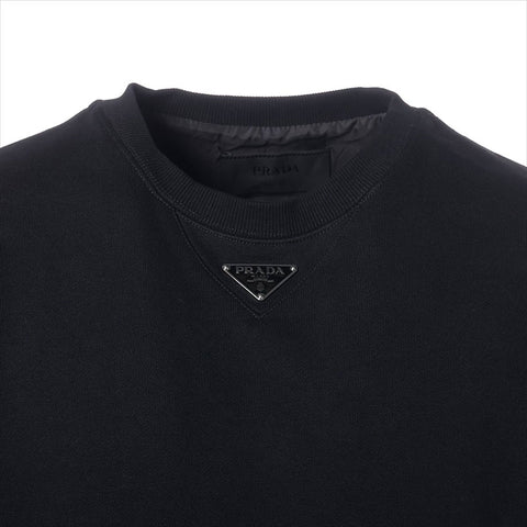 PRADA Size:M Cotton Triangle Logo sweat black WS15477
