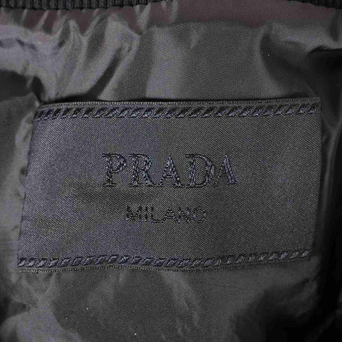PRADA Size:M Cotton Triangle Logo sweat black WS15477