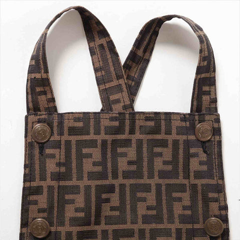 FENDI Zucca Size:38 Overalls Skirt overalls Brown WS15479