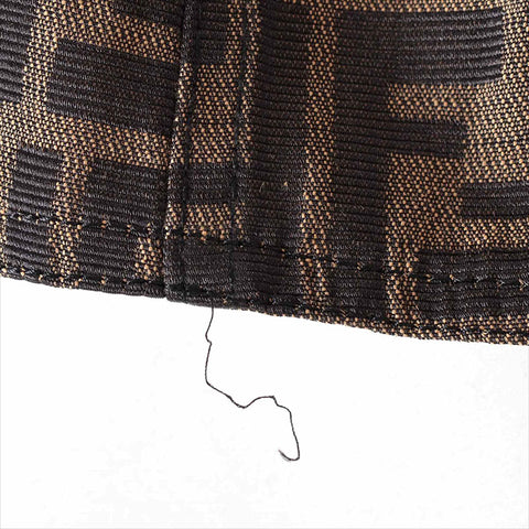 FENDI Zucca Size:38 Overalls Skirt overalls Brown WS15479