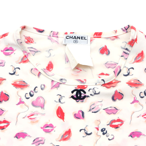 Chanel CHANEL logo lip cut and sew multicolor WS1547