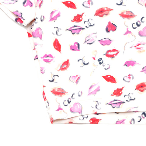 Chanel CHANEL logo lip cut and sew multicolor WS1547