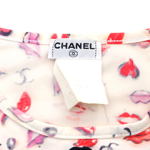 Chanel CHANEL logo lip cut and sew multicolor WS1547