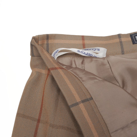 BURBERRY Size:7 Wool Check Suit Skirt suit Brown WS15485