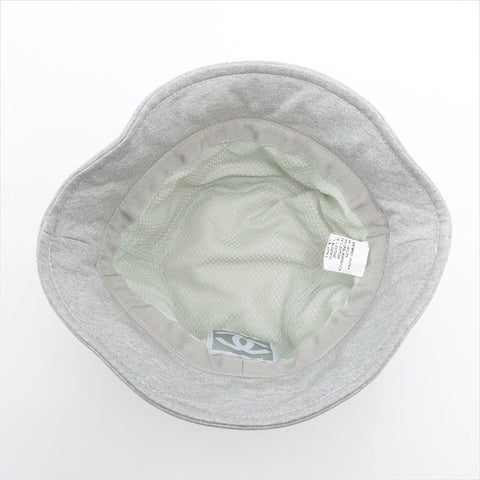 CHANEL Sport Line Cotton Bucket Hat hat gray WS15491