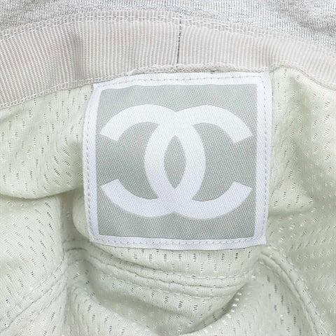 香奈儿运动线棉桶帽帽子灰色WS15491