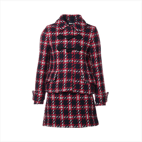 Miu Miu Size:36 Wool 15 years suit Red WS15494