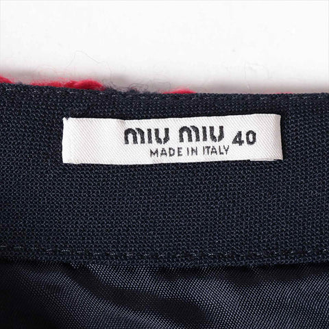 Miu Miu Size:36 Wool 15 years suit Red WS15494