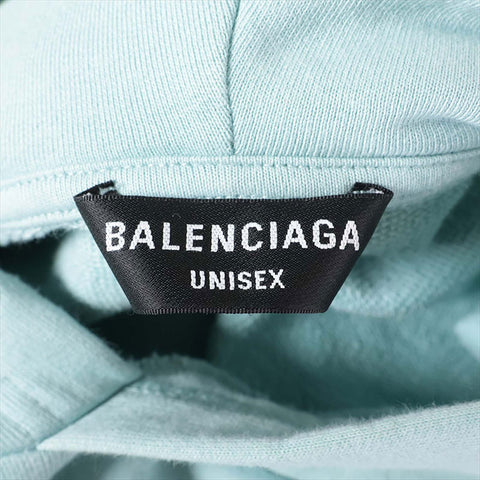 BALENCIAGA Size: S Logo embroidery 22 years Parker Light blue WS15496