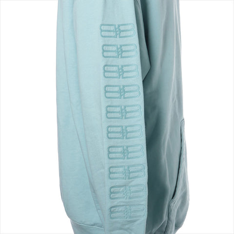 BALENCIAGA Size: S Logo embroidery 22 years Parker Light blue WS15496