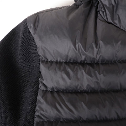 PRADA Size: 50 Knit switching down jacket 18 years Jacket black WS15498