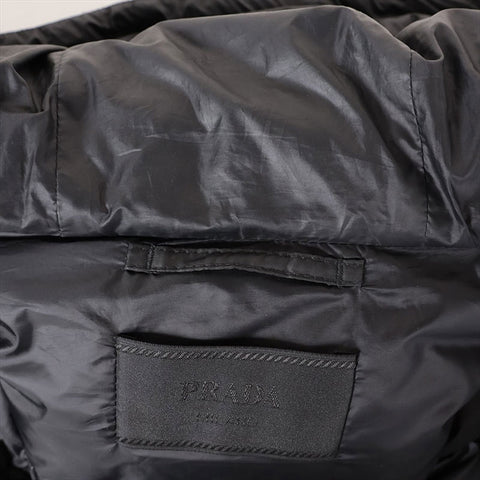PRADA Size: 50 Knit switching down jacket 18 years Jacket black WS15498