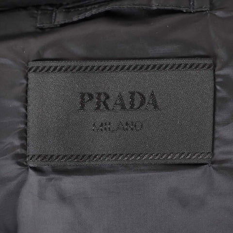 PRADA Size: 50 Knit switching down jacket 18 years Jacket black WS15498