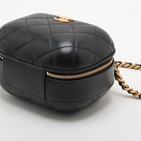 Chanel Matelasse Vanity 2Way Lambskin手提包黑色WS15502