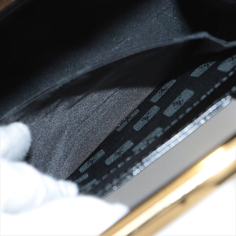 Yves Saint Laurent YSL漆皮手提包黑色WS15504