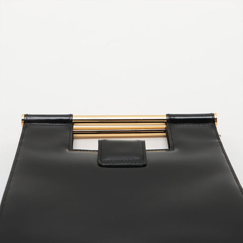 Yves Saint Laurent YSL漆皮手提包黑色WS15504