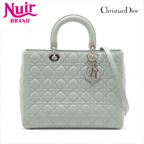 克里斯蒂安·迪奥（Christian Dior）大女士迪奥（Dior Dior）皮革手提包浅绿色WS15505