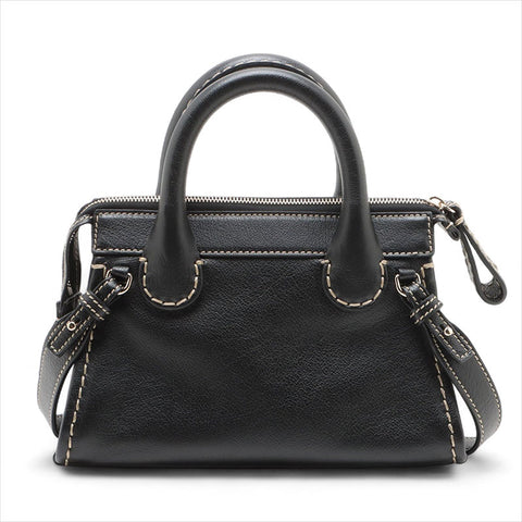 Chloe Edith Mini 2way Leather Shoulder Bag black WS15506