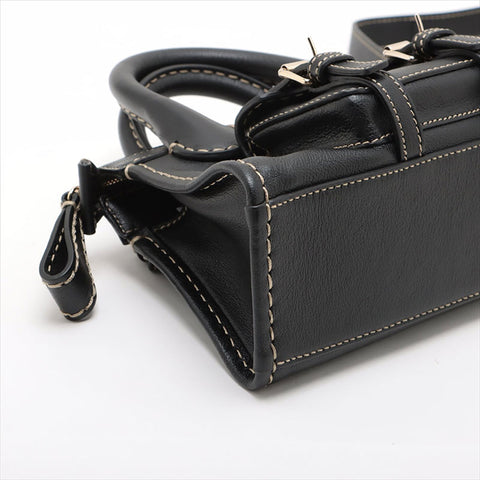 Chloe Edith Mini 2way皮革肩带黑色WS15506