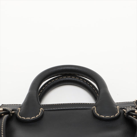 Chloe Edith Mini 2way Leather Shoulder Bag black WS15506