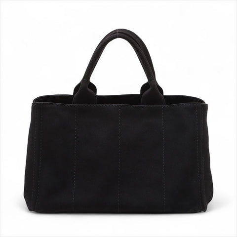 Prada Canapa M 2Way手提袋黑色WS15507