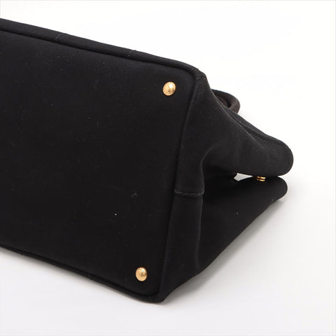 PRADA Canapa M 2way Tote Bag black WS15507