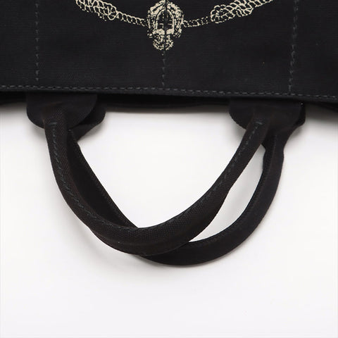 PRADA Canapa M 2way Tote Bag black WS15507