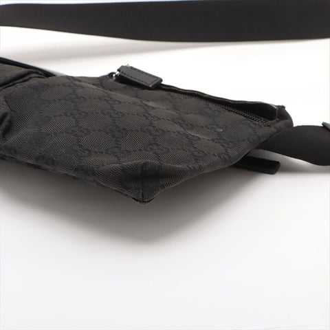 GUCCI GG canvas belt Waist bag black WS15510