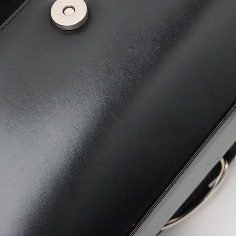 Salvatore Ferragamo Leather One Shoulder Bag Shoulder Bag black WS15513