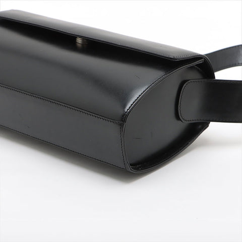 Salvatore Ferragamo Leather One Shoulder Bag Shoulder Bag black WS15513