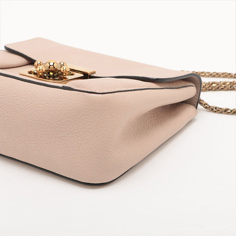 Chloe Leather Elsie Shoulder Bag pink beige WS15514