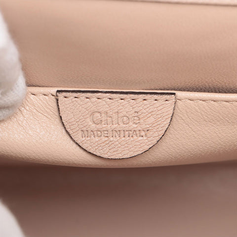 Chloe Leather Elsie Shoulder Bag pink beige WS15514