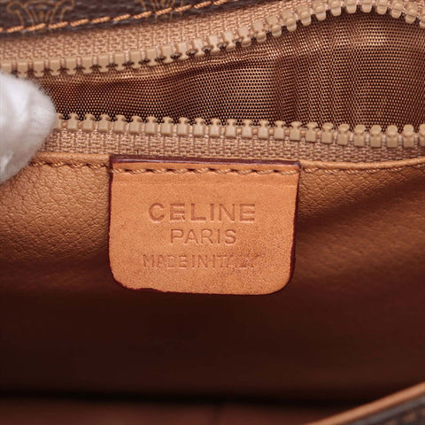 Celine Macadam PVC肩带棕色WS15517
