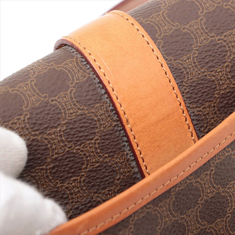 Celine Macadam PVC肩带棕色WS15517