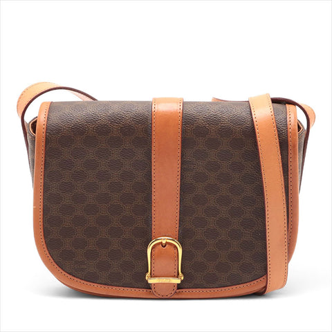 Celine Macadam PVC肩带棕色WS15517