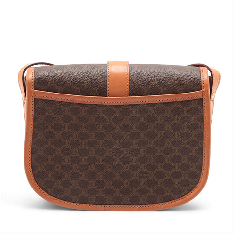 Celine Macadam PVC肩带棕色WS15517