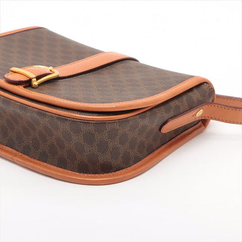 Celine Macadam PVC肩带棕色WS15517