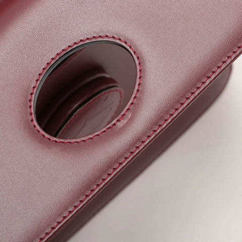 卡地亚皮革必须做肩袋波尔多WS15518