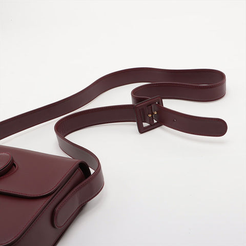 卡地亚皮革必须做肩袋波尔多WS15518