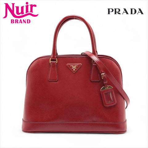 Prada Patent Leather Bangag红色WS15520